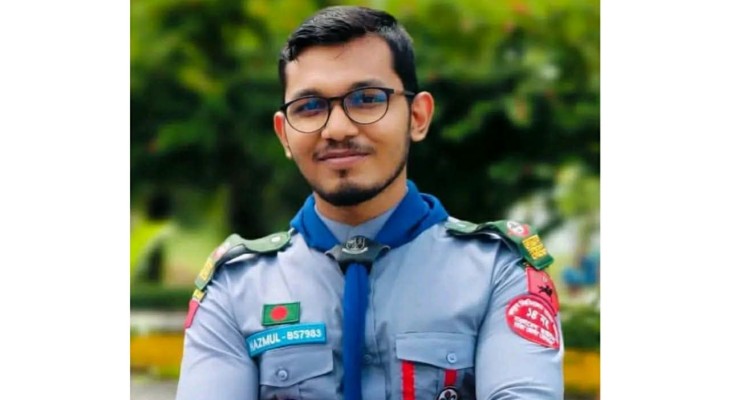 ঢাকা জেলা সিনিয়র রোভার মেট প্রতিনিধি নির্বাচিত হলেন জবির নাজমুল