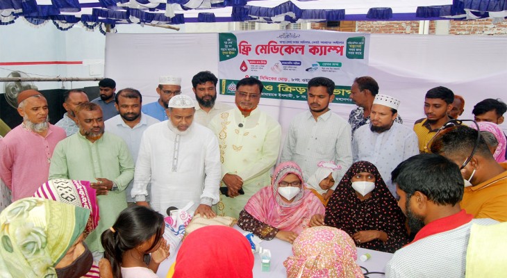 বগুড়া মহানগর জামায়াতের ফ্রি মেডিকেল ক্যাম্প অনুষ্ঠিত