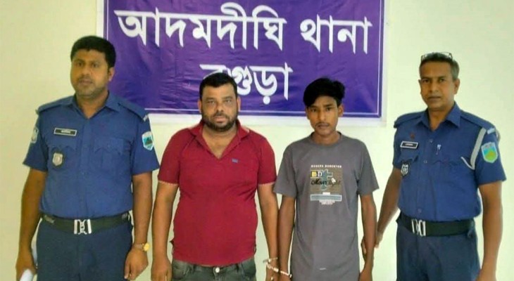 বগুড়ার আদমদীঘিতে নেশার ট্যাবলেটসহ দুই মাদক কারবারি গ্রেপ্তার