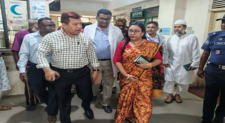 জয়পুরহাটের কালাই উপজেলা স্বাস্থ্য কমপ্লেক্স পরিদর্শন সেবা নিয়ে কোনো অনিয়ম সহ্য করা হবেনা - স্বাস্থ্য সচিব