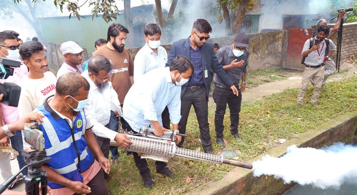 রাজশাহী মহানগরবাসীর ঐক্যবদ্ধ প্রচেষ্ঠায় ডেঙ্গু প্রতিরোধ সম্ভব : রাসিক প্রশাসক