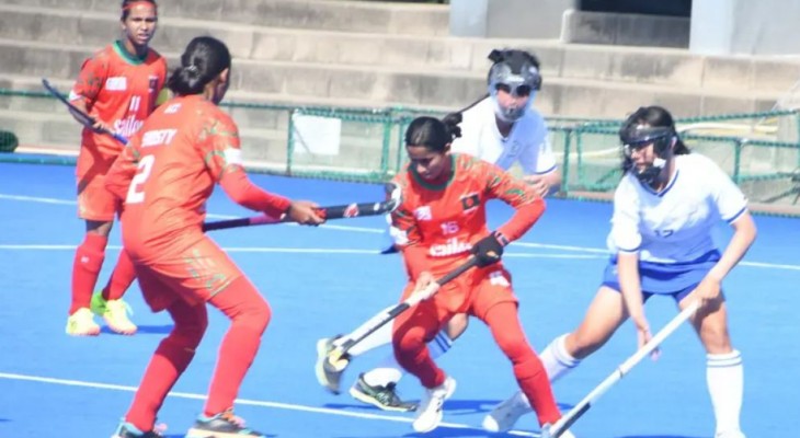জাপানে জিতল বাংলাদেশের নারী হকি দল