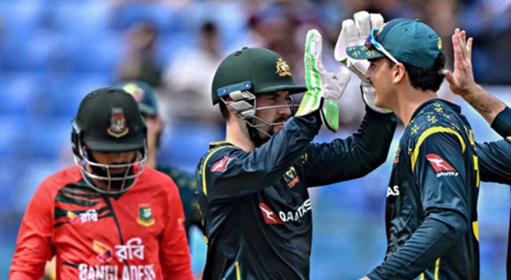 টাইগারদের হারিয়ে সিরিজ জিতল অস্ট্রেলিয়া