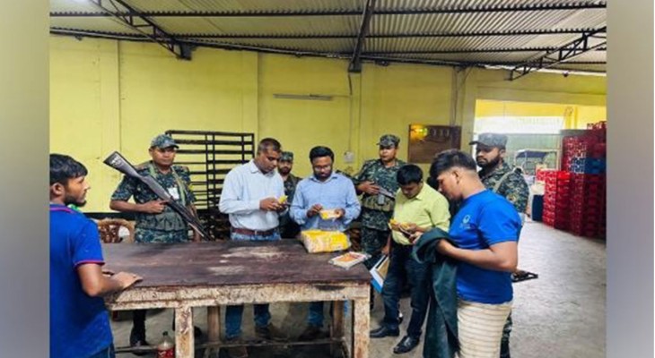 সিরাজগঞ্জে বেকারি কারখানায় ভোক্তা অধিকারের জরিমানা