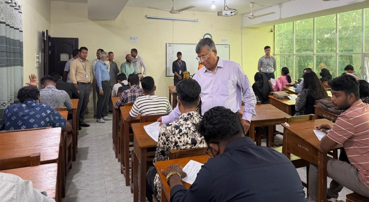 বগুড়ার পুণ্ড্র ইউনিভার্সিটিতে সামার-২৬ সেমিস্টারের ভর্তি পরীক্ষা অনুষ্ঠিত