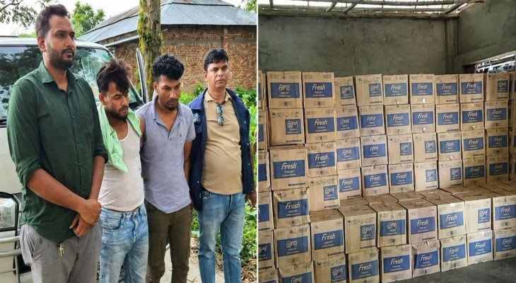 ডাকাতি হওয়া ২৪ লাখ টাকার সয়াবিন তেল বগুড়ার শেরপুর থেকে উদ্ধার চালক সহ গ্রেফতার -২