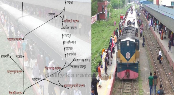 বগুড়া-সিরাজগঞ্জ রেলপথ প্রকল্পে এসেছে গতি, ৮ বছরের জটে ব্যয় বাড়ছে ৭ হাজার কোটি টাকা