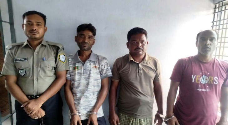 বগুড়ার আদমদীঘিতে গাঁজাসহ আটক ৩ জনের জেল-জরিমানা
