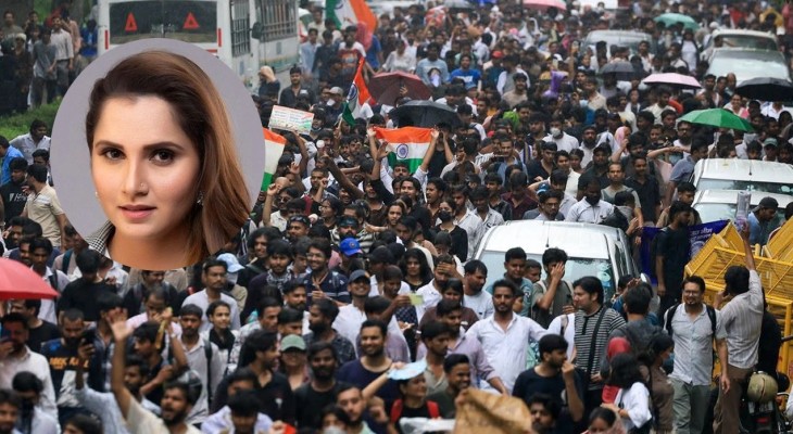 তরুণদের আন্দোলন নিয়ে সমাধান খুঁজতে বললেন সানিয়া মির্জা