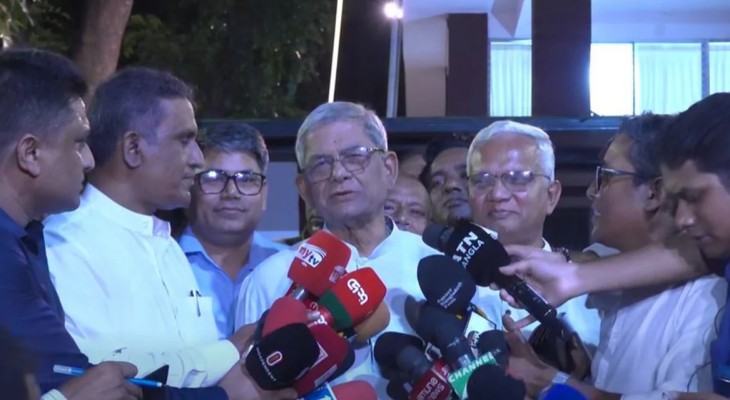 রাষ্ট্রপতি নির্বাচনের দায়িত্ব তারেক রহমানের হাতে ন্যস্ত করা হয়েছে : মির্জা ফখরুল