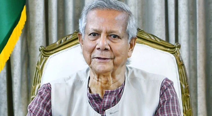 জুলাই গণঅভ্যুত্থান জাতির ঐক্য ও সাহসের প্রতীক: ড. ইউনূস