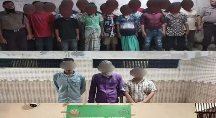 তেজগাঁওয়ে বিশেষ অভিযানে গ্রেফতার ৫৬