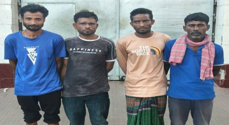 বগুড়ায় মাদকসেবনের দায়ে ৪ জনের কারাদন্ড
