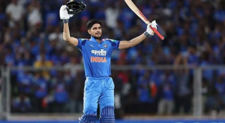 ১১৭ বলে ডাবল সেঞ্চুরিতে গিলের বিশ্বরেকর্ড