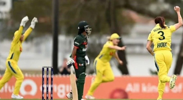 ৮ উইকেটে হারিয়ে বাংলাদেশকে হোয়াইটওয়াশ করল অস্ট্রেলিয়া