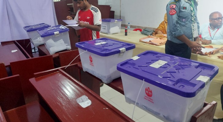 চাকসু নির্বাচনে ভোট গ্রহণ শেষ, চলছে গণনা