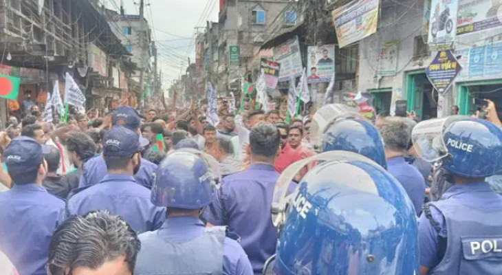 ভোলায় বিএন‌পি-বিজে‌পির সংঘর্ষ, আহত ৫০