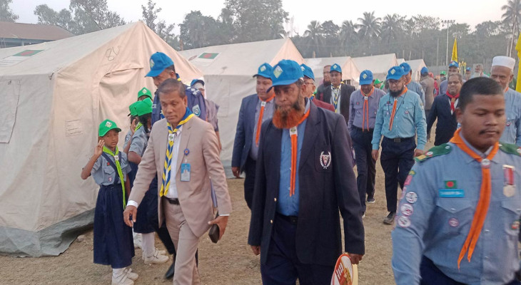 দিনাজপুরে ৫ দিনব্যাপী জেলা কাব ক্যাম্পুরীর উদ্বোধন