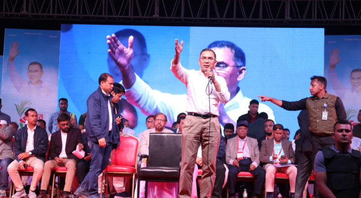  নির্বাচন নিয়ে ষড়যন্ত্র করছে একটি পক্ষ : তারেক রহমান