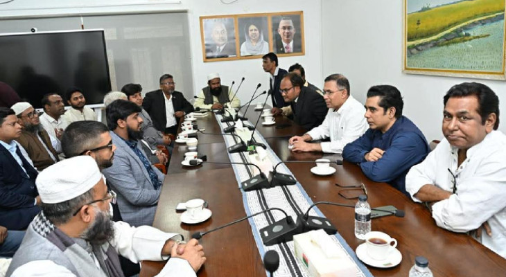 তারেক রহমানের সঙ্গে ৭ দলের বৈঠক