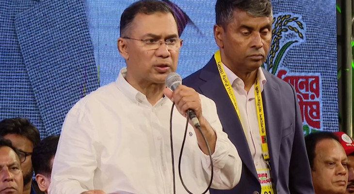 নির্বাচনে জয়ী হলে পানি ও গ্যাসের সমস্যার সমাধান করা হবে, উত্তরায় তারেক রহমান