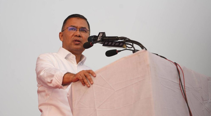 আজ সিরাজগঞ্জে  দুপুরে নির্বাচনী জনসভায় যোগ দেবেন তারেক রহমান