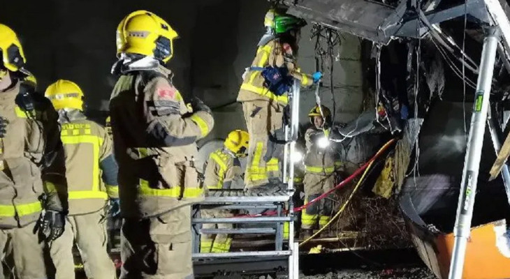 স্পেনে ফের ভয়াবহ ট্রেন দুর্ঘটনা, চালক নিহত