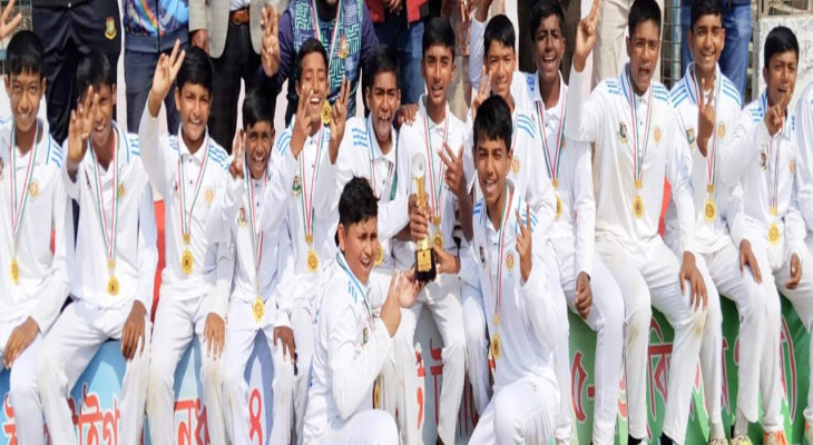 অনুর্ধ-১৪ বগুড়া জেলা ক্রিকেট দল বিভাগীয় চ্যাম্পিয়ন