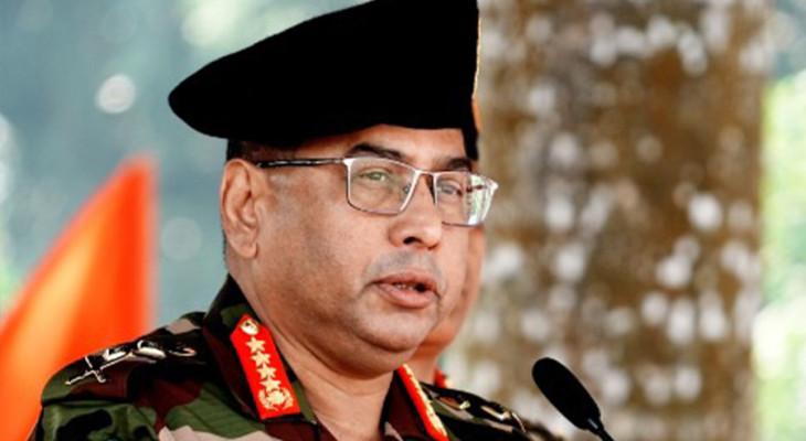 নির্বাচন না হওয়ার কোনো সুযোগ নেই: সেনাপ্রধান