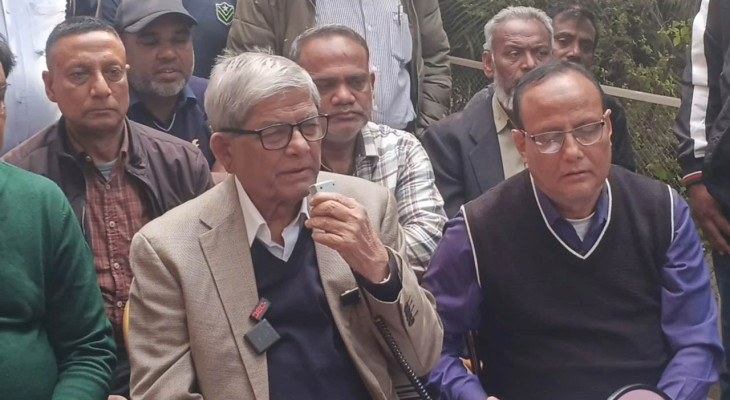 এবার ইলেকশন ইঞ্জিনিয়ারিংয়ের আশঙ্কা নেই : ঠাকুরগাঁওয়ে মির্জা ফখরুল