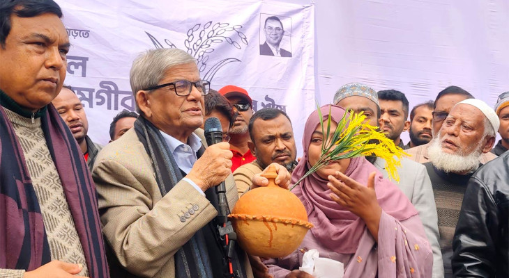 জুলাই শহিদ মামুনের বোনের মাটির ব্যাংক হাতে নিয়ে আবেগাপ্লুত : মির্জা ফখরুল