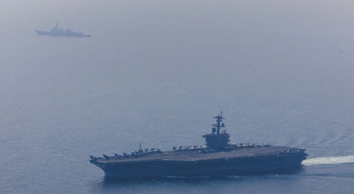 ইরানের সঙ্গে আলোচনার মধ্যেই মধ্যপ্রাচ্যে আরেকটি রণতরী যুক্তরাষ্ট্রের