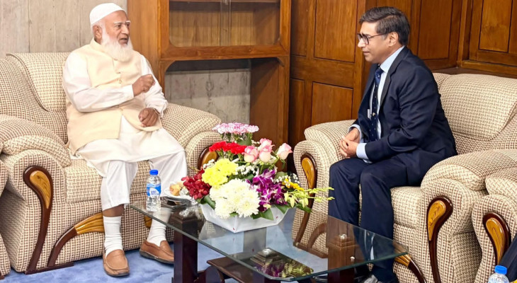 বিরোধীদলীয় নেতা ড. শফিকুর রহমানকে ভারতের শুভেচ্ছা