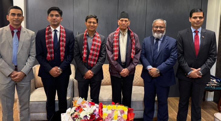 নতুন সরকারের শপথ অনুষ্ঠানে যোগ দিতে ঢাকায় এসেছেন নেপালের পররাষ্ট্রমন্ত্রী
