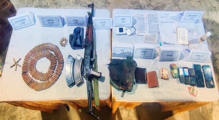 বান্দরবানে সেনা অভিযান, অস্ত্রসহ গুলিবিদ্ধ জেএসএস সদস্য আটক