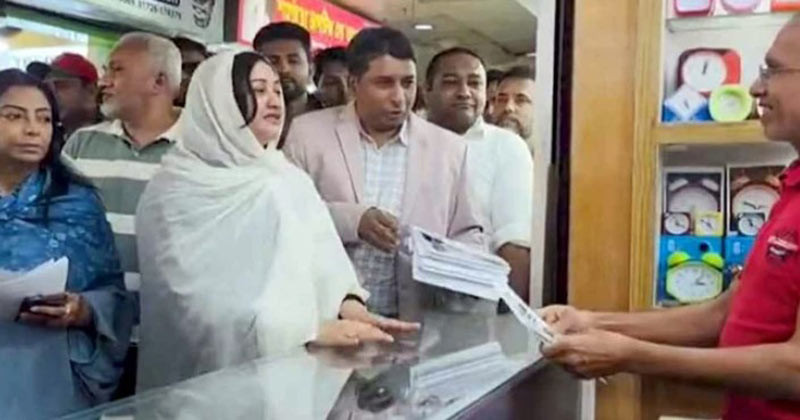 তারেক রহমানের প্রচারণায় কোকোর স্ত্রী শামিলা