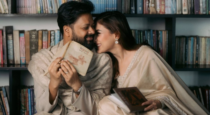 স্বামীকে নিয়ে উষ্ণ বার্তা মেহজাবীনের