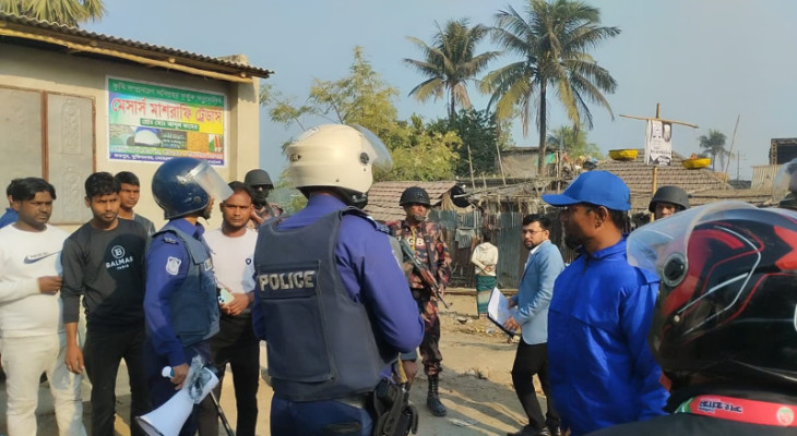 মেহেরপুরের ৪ ভোটকেন্দ্রে হামলা ও সংঘর্ষে আহত ১৭
