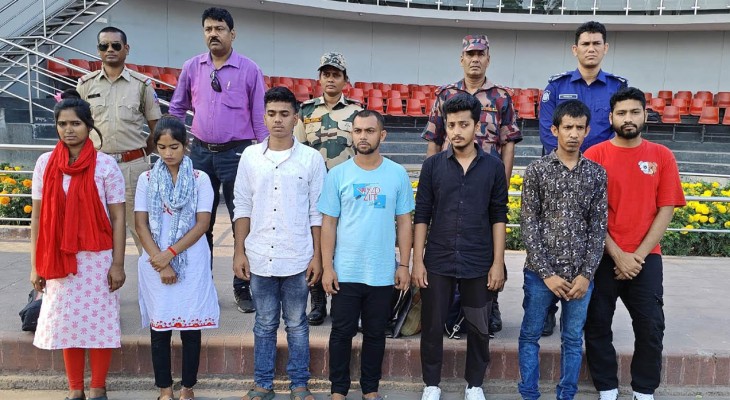 দেশে ফিরলেন ভারতে আটক ৭ বাংলাদেশি