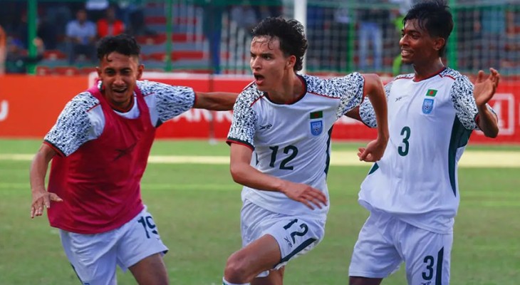 সুলিভানের জোড়া গোলে পাকিস্তানকে হারাল বাংলাদেশ