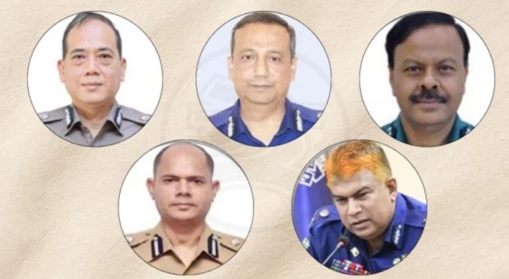 নৌ-পুলিশ প্রধানসহ পাঁচ কর্মকর্তাকে বাধ্যতামূলক অবসর