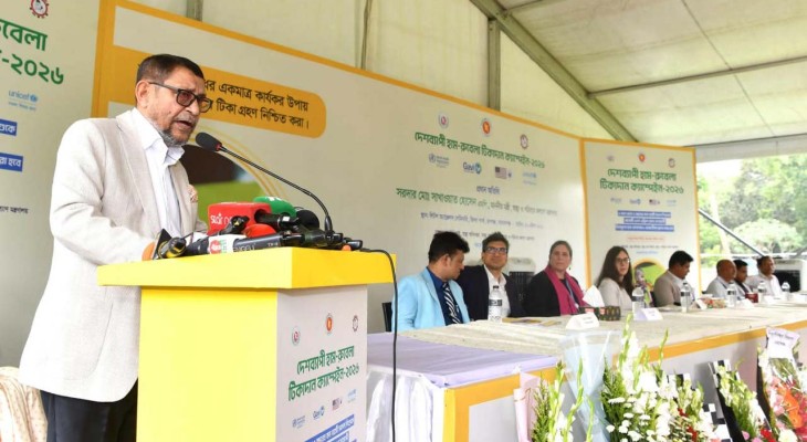 টিকার পর্যাপ্ত মজুত আছে, আগামী ৬ মাস কোনো সমস্যা হবে না: স্বাস্থ্যমন্ত্রী