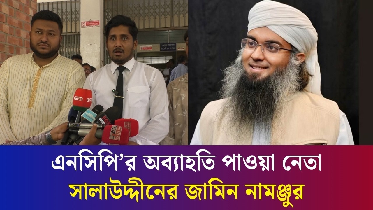 প্রধানমন্ত্রীকে নিয়ে আপত্তিকর পোস্ট: এনসিপি থেকে অব্যাহতি পাওয়া সালাউদ্দীনের জামিন আবেদন না মঞ্জুর
